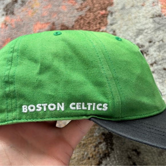 Boston Celtics Adidas Snapback Hat – NBA Green Black Cap 2010 Vintage Style - Picture 4 of 10